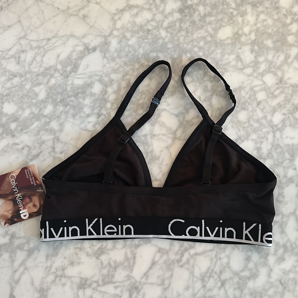 Calvin Klein Triangle Bralette - Picture 4 of 5